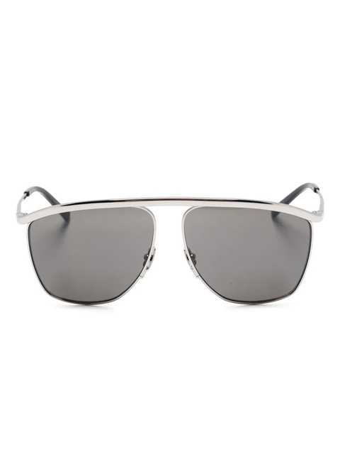 Saint Laurent Eyewear Victoire sunglasses - Silver - zdjęcie produktu nr 1