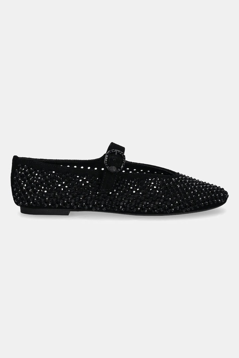 Kurt Geiger London baleriny zamszowe Mayfair Ballet Flat kolor czarny 2656300209 - zdjęcie produktu nr 2