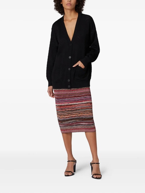 Missoni V-neck cardigan - Black - zdjęcie produktu nr 2