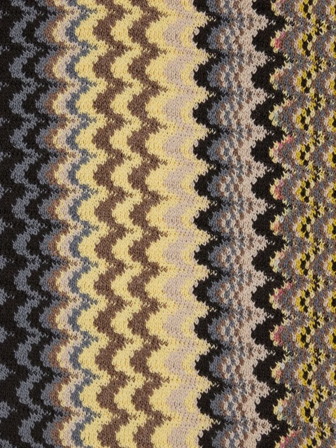 Missoni zigzag-pattern fringed scarf - Black - zdjęcie produktu nr 2