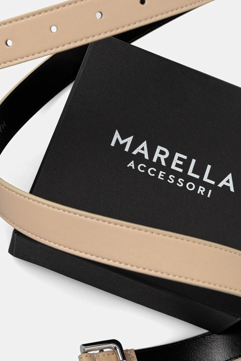 Marella pasek skórzany damski kolor beżowy 2523506037200 - zdjęcie produktu nr 2
