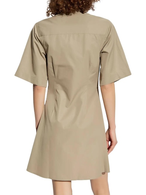 AMI Paris cotton shirt dress - Neutrals - zdjęcie produktu nr 2
