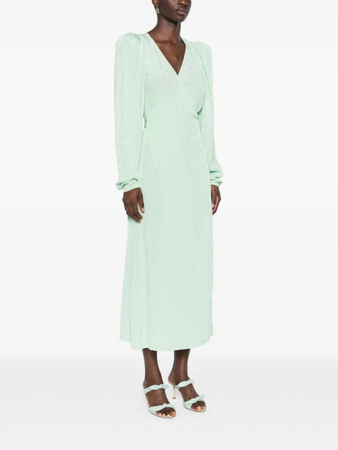 ROTATE BIRGER CHRISTENSEN jacquard midi dress - Green - zdjęcie produktu nr 2