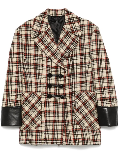 Rabanne checked peacoat - Neutrals - zdjęcie produktu nr 1