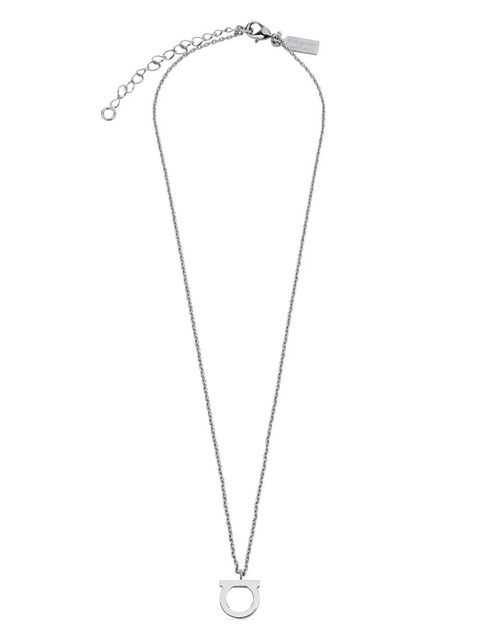 Ferragamo Gancini cable-link necklace - Silver - zdjęcie produktu nr 1
