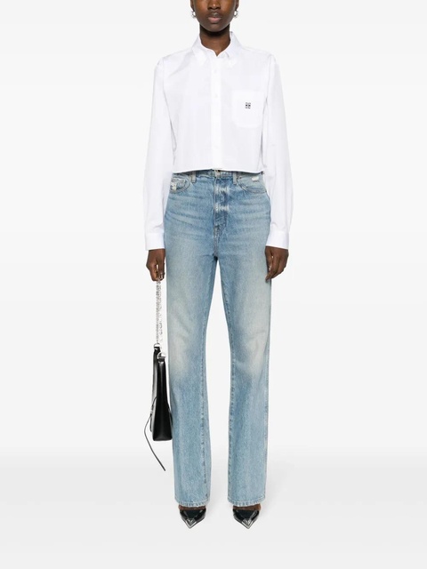 Givenchy logo-plaque shirt - White - zdjęcie produktu nr 2