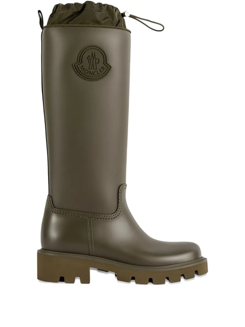 Moncler logo-plaque pull-tab boots - Green - zdjęcie produktu nr 1