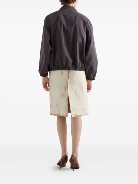 Prada shirt-collar welt-pocket jacket - Grey - zdjęcie produktu nr 2