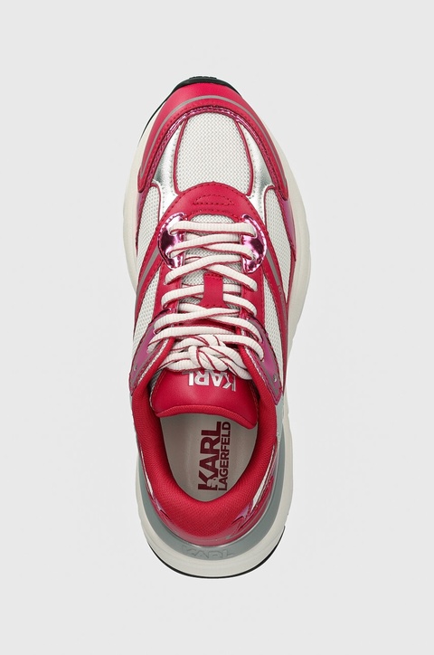 Karl Lagerfeld sneakersy KOMET kolor różowy KL65624 - zdjęcie produktu nr 2