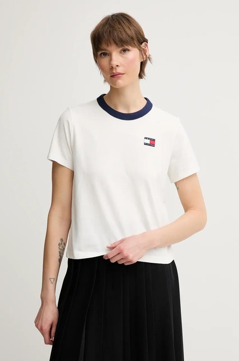 Tommy Hilfiger t-shirt bawełniany SAILING damski kolor biały WW0WW45598 - zdjęcie produktu nr 2