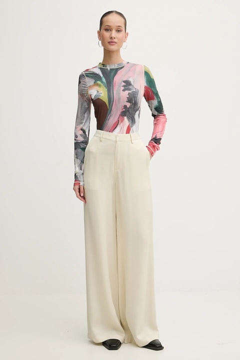 Stine Goya longsleeve kolor różowy SG-PS26-T007-2244 - zdjęcie produktu nr 1