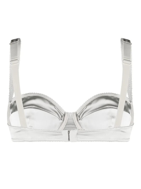 Dolce & Gabbana satin-finish balconette bra - Silver - zdjęcie produktu nr 1