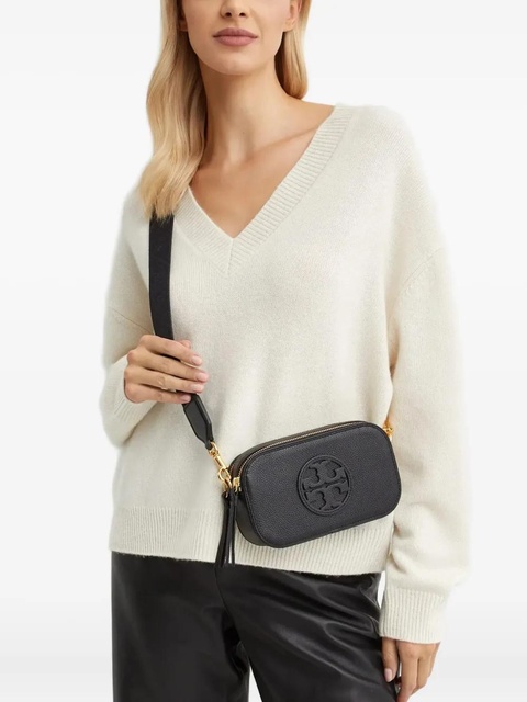 Tory Burch logo adjustable strap crossbody bag - Black - zdjęcie produktu nr 2