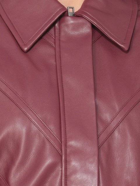 ROTATE BIRGER CHRISTENSEN panelled zip-front fitted jacket - Red - zdjęcie produktu nr 2