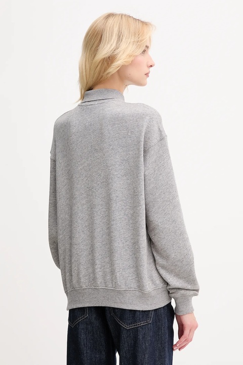 Polo Ralph Lauren bluza damska kolor szary gładka 211965097 - zdjęcie produktu nr 2