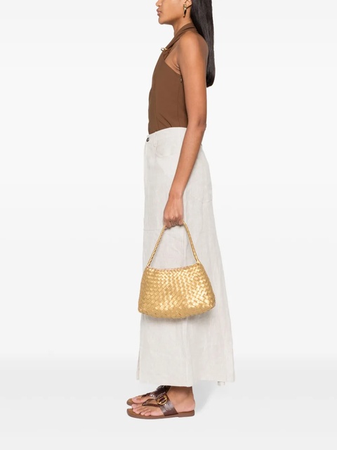 DRAGON DIFFUSION Rosanna leather shoulder bag - Gold - zdjęcie produktu nr 2