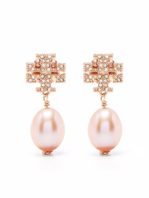 Tory Burch mother of pearl drop earrings - Gold - zdjęcie produktu nr 2