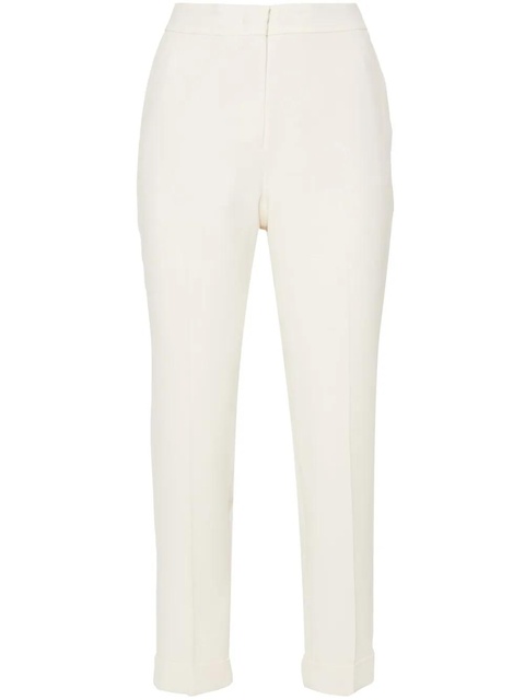 ETRO cropped high-rise trousers - White - zdjęcie produktu nr 1