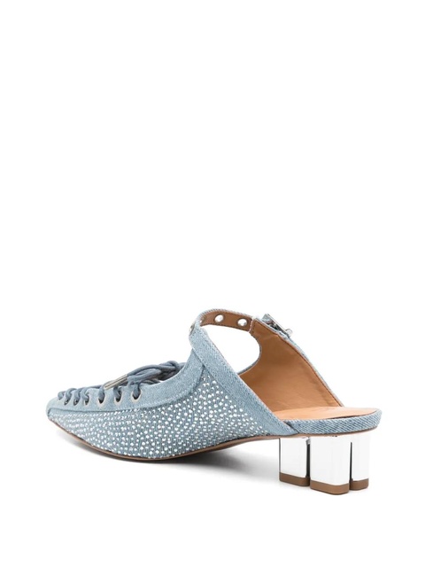 GANNI 35mm Oleatex mules - Blue - zdjęcie produktu nr 2