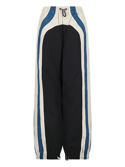 The Attico panelled drawstring trousers - Black - zdjęcie produktu nr 1