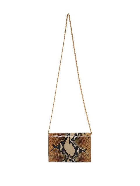 Alexander McQueen snakeskin shoulder bag - Brown - zdjęcie produktu nr 1