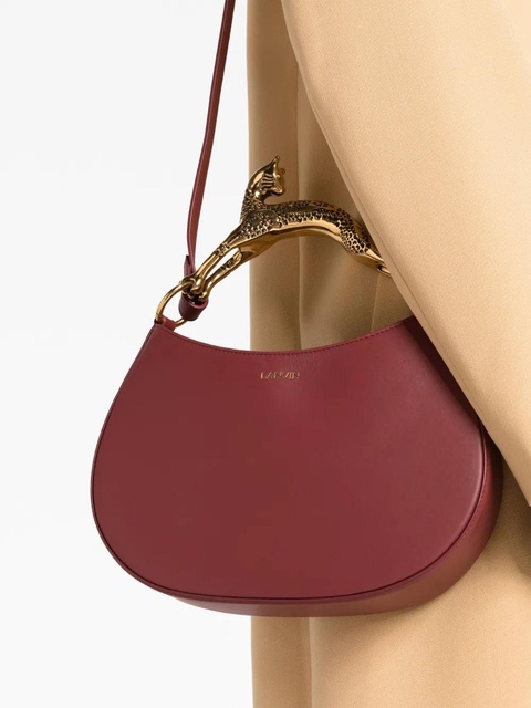 Lanvin sculpted cat-handle tote bag - Red - zdjęcie produktu nr 2