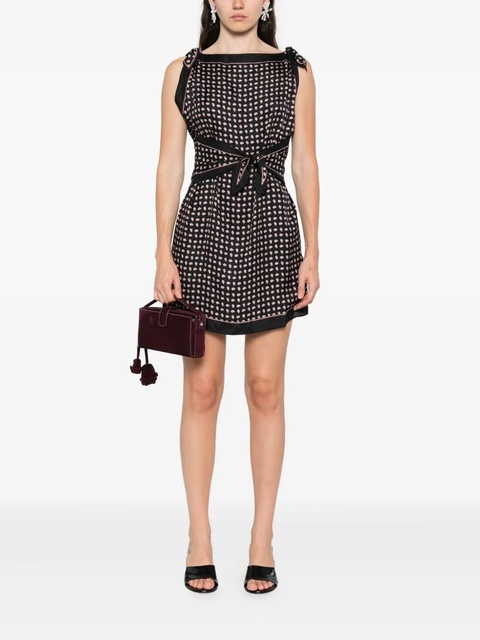 DÔEN Millane printed mini skirt - Black - zdjęcie produktu nr 1