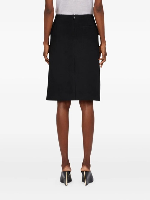 Ferragamo double-slit midi skirt - Black - zdjęcie produktu nr 1