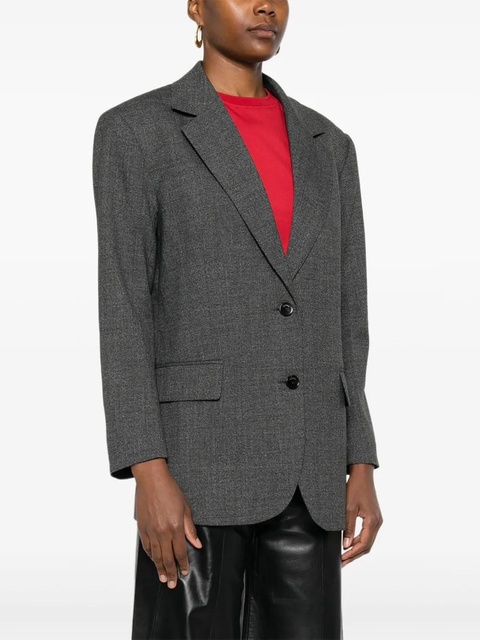 SANDRO two-button wool blazer - Grey - zdjęcie produktu nr 2