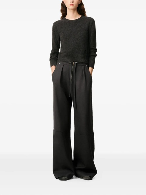 AMI Paris wool zipped trousers - Grey - zdjęcie produktu nr 2