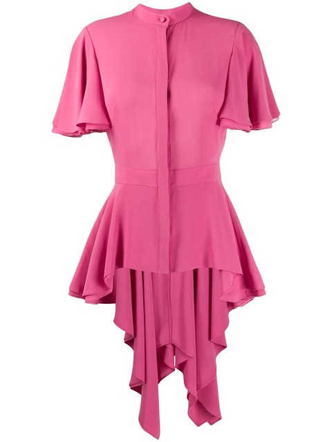 Alexander McQueen silk peplum blouse - Pink - zdjęcie produktu nr 1