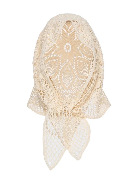 Magda Butrym crochet scarf - Neutrals - zdjęcie produktu nr 1