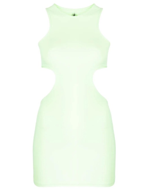 Reina Olga cut-out sleeveless minidress - Green - zdjęcie produktu nr 1