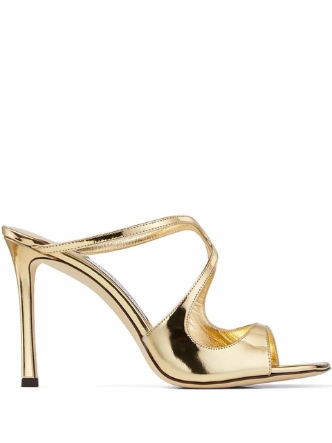 Jimmy Choo 95mm Anise sandals - Gold - zdjęcie produktu nr 2