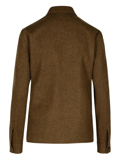 Jil Sander wool shirt - Brown - zdjęcie produktu nr 2