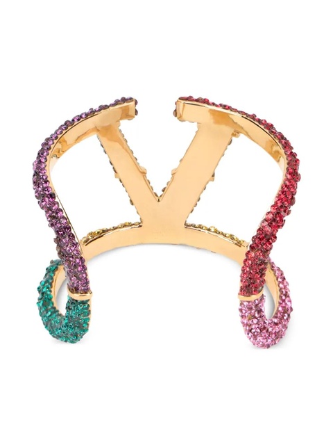 Valentino Garavani VLogo Signature cuff bracelet - Gold - zdjęcie produktu nr 2