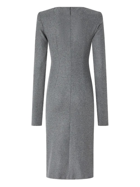 PINKO long-sleeve ruched dress - Grey - zdjęcie produktu nr 2