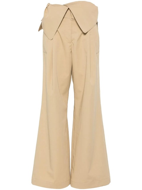 JW Anderson foldover trench trousers - Brown - zdjęcie produktu nr 1