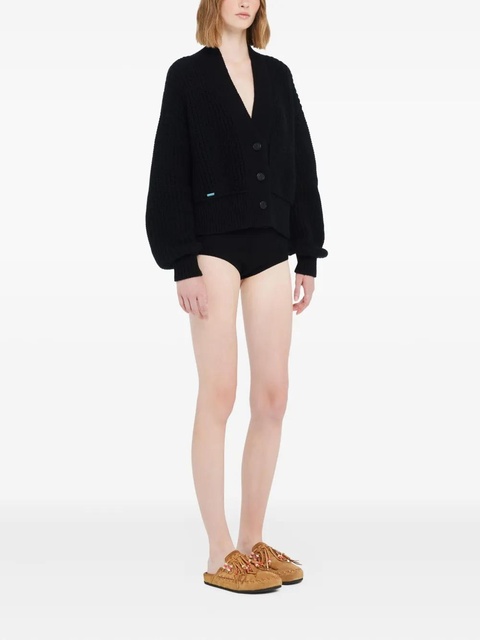 Alanui buttoned finest cardigan - Black - zdjęcie produktu nr 2