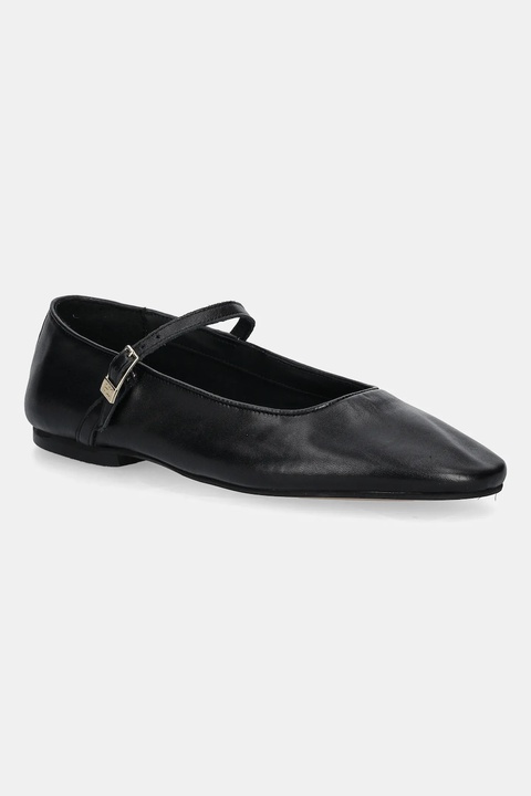 Tommy Hilfiger baleriny skórzane SMOOTH LEATHER MARYJANE kolor czarny FW0FW09152 - zdjęcie produktu nr 1