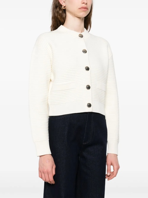 SANDRO crew-neck cardigan - Neutrals - zdjęcie produktu nr 2