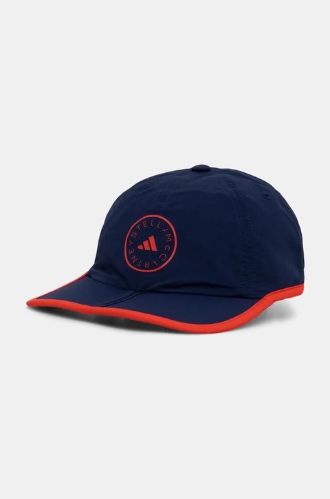 adidas by Stella McCartney czapka z daszkiem kolor granatowy z aplikacją JP1176 - zdjęcie produktu nr 2