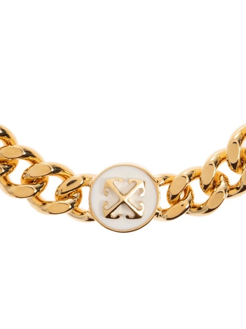 Off-White Arrows curb-chain bracelet - Gold - zdjęcie produktu nr 2