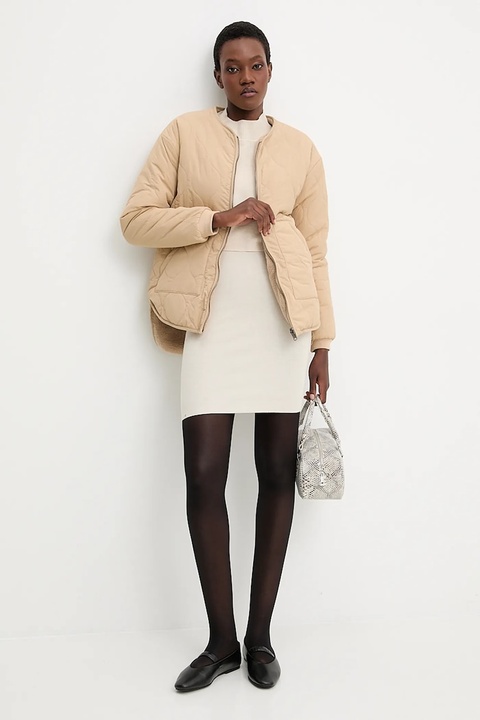 Answear.LAB sukienka i sweter damski kolor beżowy - zdjęcie produktu nr 1