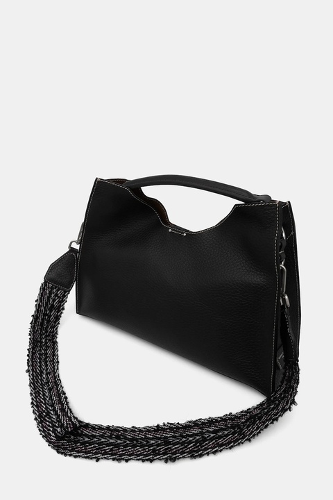 Gianni Chiarini torebka skórzana kolor czarny BS.10566.RNGDBL - zdjęcie produktu nr 1