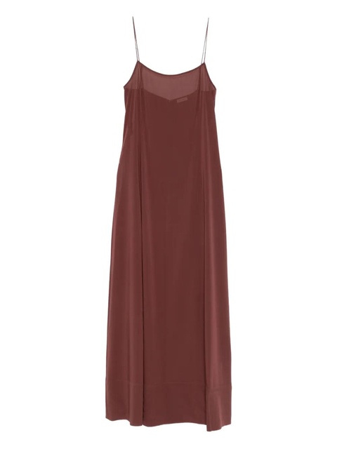 St. Agni sheer slip straps maxi dress - Brown - zdjęcie produktu nr 1