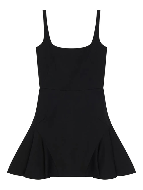 Givenchy square-neck fluted mini day dress - Black - zdjęcie produktu nr 1