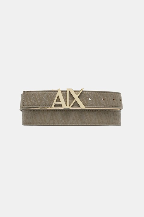 Armani Exchange pasek dwustronny damski kolor zielony XW001203 AF19298 - zdjęcie produktu nr 1