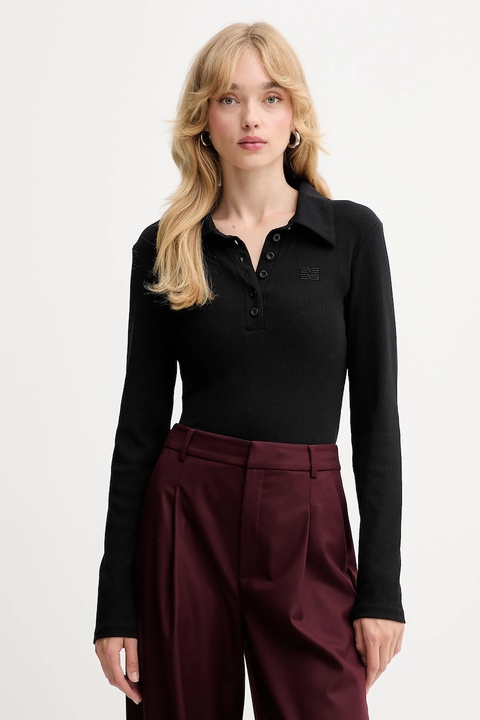 Gestuz longsleeve kolor czarny 10910690 - zdjęcie produktu nr 1