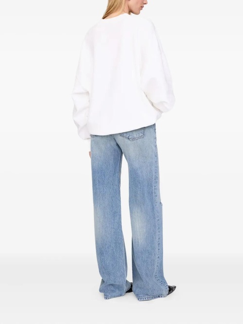 ANINE BING Miles sweatshirt - White - zdjęcie produktu nr 2